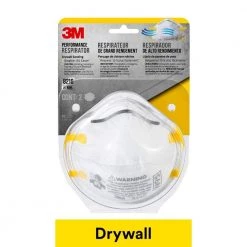 3M 8210 N95 Drywall Sanding Performance Disposable Respirator (2-Pack)