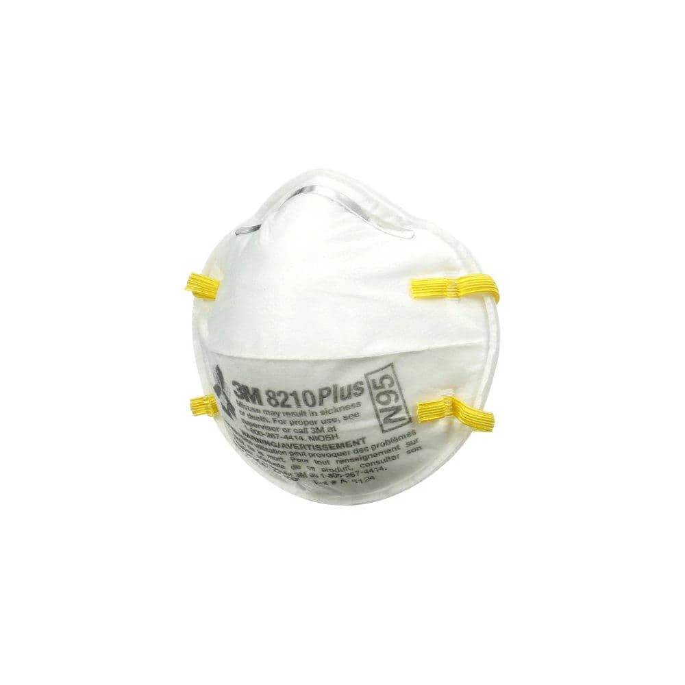 3M 8210 Plus N95 Performance Sanding and Fiberglass Disposable Respirator (20-Pack) 10 3M 8210 Plus N95 Performance Sanding and Fiberglass Disposable Respirator (20-Pack) - Image 10