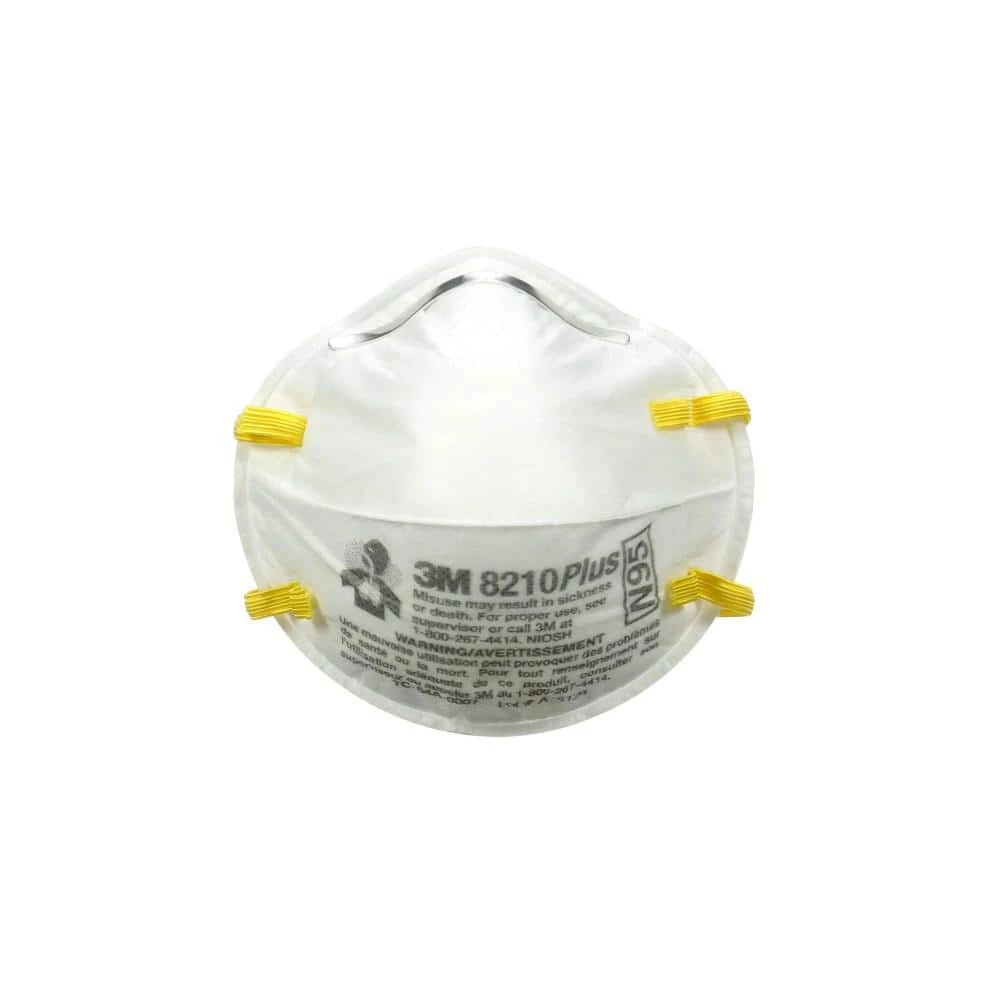 3M 8210 Plus N95 Performance Sanding and Fiberglass Disposable Respirator (20-Pack) 9 3M 8210 Plus N95 Performance Sanding and Fiberglass Disposable Respirator (20-Pack) - Image 9