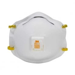 3M 8511 N95 Drywall Particulate Disposable Respirator with Cool Flow Valve (10-Pack)