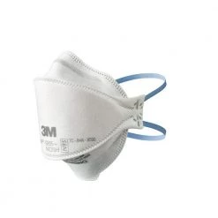 3M 9205 N95 Aura Particulate Disposable Respirator Foldable (3-Pack)(Case of 8) -Safety Equipment Sales white 3m face masks 9205p 3 dc 44 1000 2