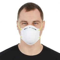 HDX N95 Respirator Non Valved (3-Pack) -Safety Equipment Sales white hdx face masks h950 4f 1000