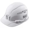 Klein Tools Hard Hat, Vented, Cap Style, White