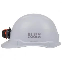 Klein Tools Hard Hat, Non-Vented, Cap Style with Headlamp -Safety Equipment Sales white klein tools hard hats 60107 40 1000