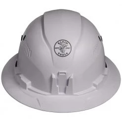 Klein Tools Vented Full Brim Style Hard Hat -Safety Equipment Sales white klein tools hard hats 60401 77 1000