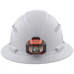 Klein Tools Vented Full Brim White Hard Hat with Headlamp -Safety Equipment Sales white klein tools hard hats 60407r 1d 1000