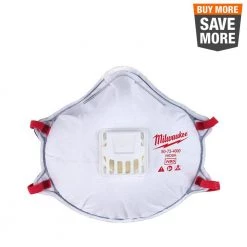 Milwaukee N95 Professional Multi-Purpose Valved Respirator with Gasket