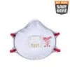 Milwaukee N95 Professional Multi-Purpose Valved Respirator with Gasket (3-Pack)