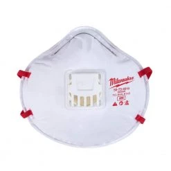 Milwaukee N95 Professional Multi-Purpose Valved Respirator (10-Pack)