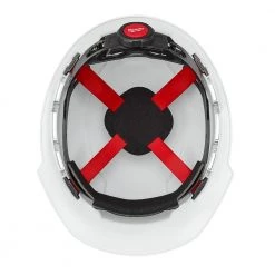Milwaukee BOLT White Type 1 Class C Front Brim Vented Hard Hat with 4 Point Ratcheting Suspension 21 Milwaukee BOLT White Type 1 Class C Front Brim Vented Hard Hat with 4 Point Ratcheting Suspension -Safety Equipment Sales white milwaukee hard hats 48 73 1200 1f 1000