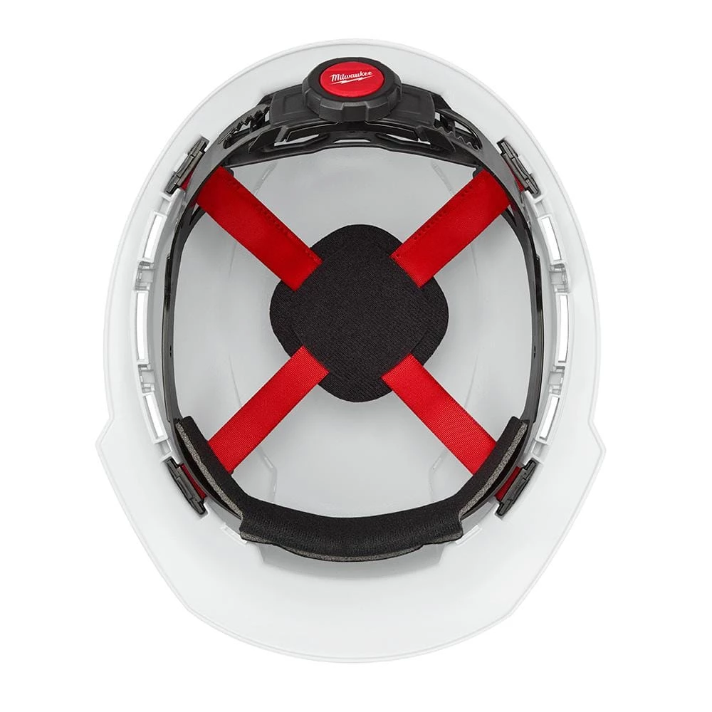 Milwaukee BOLT White Type 1 Class C Front Brim Vented Hard Hat with 4 Point Ratcheting Suspension 10 Milwaukee BOLT White Type 1 Class C Front Brim Vented Hard Hat with 4 Point Ratcheting Suspension - Image 10