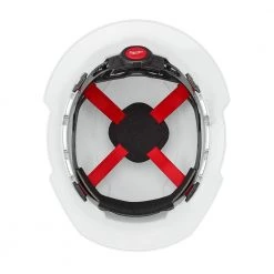 Milwaukee BOLT White Type 1 Class C Full Brim Vented Hard Hat with 4 Point Ratcheting Suspension -Safety Equipment Sales white milwaukee hard hats 48 73 1201 1f 1000