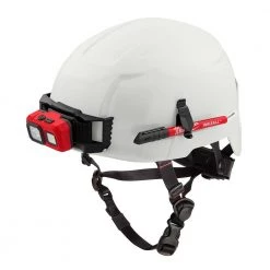 Milwaukee BOLT White Type 2 Class E Non-Vented Safety Helmet -Safety Equipment Sales white milwaukee hard hats 48 73 1301 1f 1000