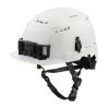Milwaukee BOLT White Type 2 Class C Front Brim Vented Safety Helmet