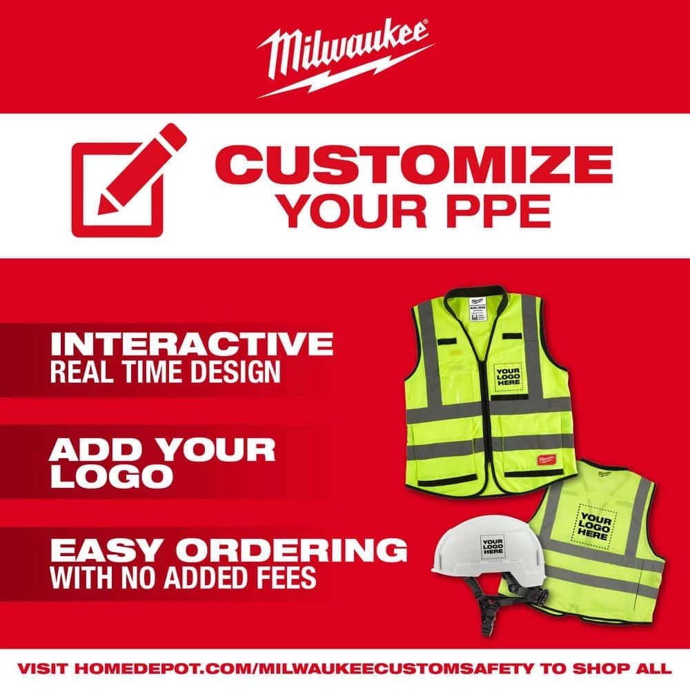 Milwaukee BOLT White Type 2 Class E Front Brim Non-Vented Safety Helmet 2 Milwaukee BOLT White Type 2 Class E Front Brim Non-Vented Safety Helmet - Image 2