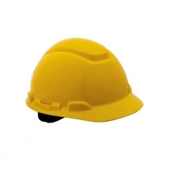 3M Yellow Non-Vented Hard Hat with Pinlock Adjustment -Safety Equipment Sales yellow 3m hard hats chh p y12 40 1000