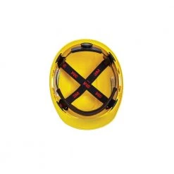 3M Yellow Hard Hat with Ratchet Adjustment (Case of 6) -Safety Equipment Sales yellow 3m hard hats chh r y6 1d 1000 1