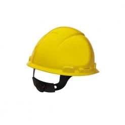 3M Yellow Hard Hat with Ratchet Adjustment (Case of 6) -Safety Equipment Sales yellow 3m hard hats chh r y6 40 1000 1