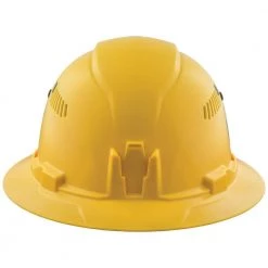Klein Tools Yellow Hard Hat, Vented, Full Brim 16 Klein Tools Yellow Hard Hat, Vented, Full Brim -Safety Equipment Sales yellow klein tools hard hats 60262 77 1000