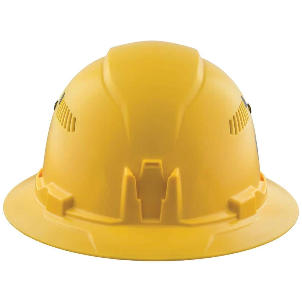 Klein Tools Yellow Hard Hat, Vented, Full Brim 7 Klein Tools Yellow Hard Hat, Vented, Full Brim - Image 7