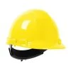 MAXIMUM SAFETY Yellow 4-Point Ratchet Suspension Cap Style Hard Hat