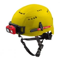 Milwaukee BOLT Yellow Type 2 Class C Vented Safety Helmet -Safety Equipment Sales yellow milwaukee hard hats 48 73 1302 1f 1000