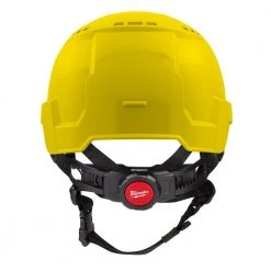 Milwaukee BOLT Yellow Type 2 Class C Front Brim Vented Safety Helmet -Safety Equipment Sales yellow milwaukee hard hats 48 73 1322 1f 1000