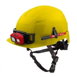 Milwaukee BOLT Yellow Type 2 Class E Front Brim Non-Vented Safety Helmet 22 Milwaukee BOLT Yellow Type 2 Class E Front Brim Non-Vented Safety Helmet -Safety Equipment Sales yellow milwaukee hard hats 48 73 1323 1f 1000