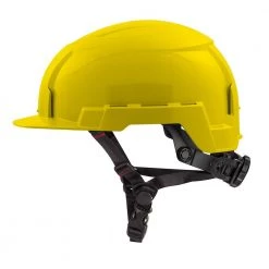 Milwaukee BOLT Yellow Type 2 Class E Front Brim Non-Vented Safety Helmet 25 Milwaukee BOLT Yellow Type 2 Class E Front Brim Non-Vented Safety Helmet -Safety Equipment Sales yellow milwaukee hard hats 48 73 1323 76 1000